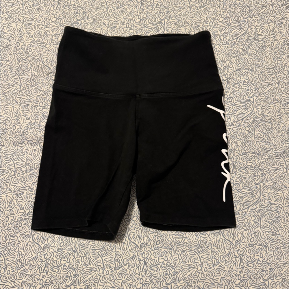 PINK Victoria's Secret Black Bike Shorts